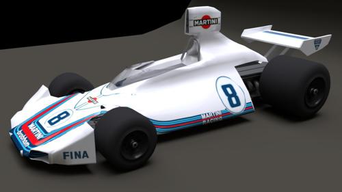 Brabham BT44 Low Poly preview image